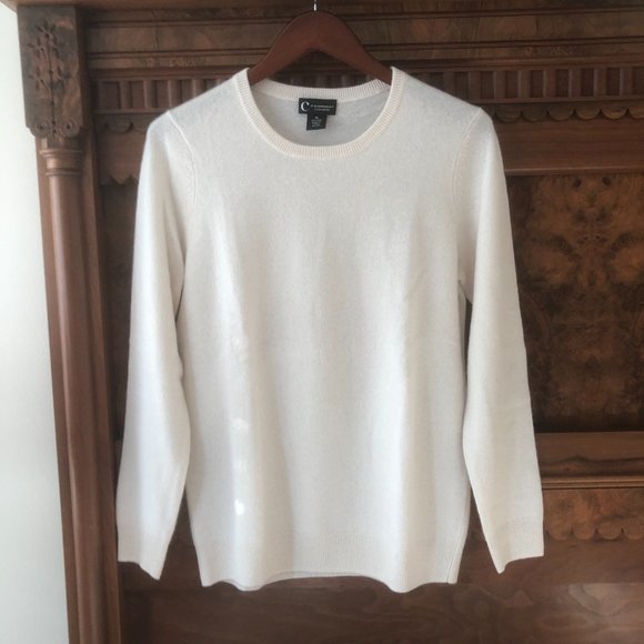 Bloomingdale's Cashmere Crew Neck Sweater (XL) - Picture 1 of 7